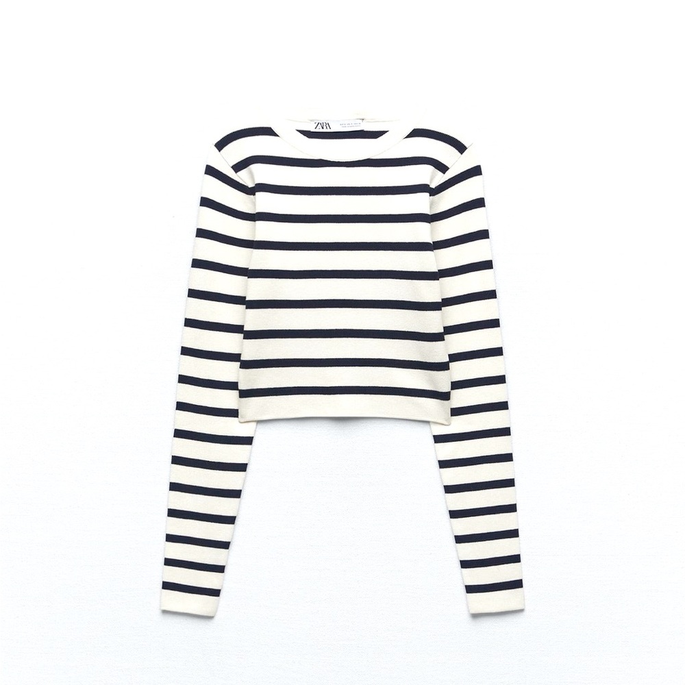 Zara basic rib knit sweater
